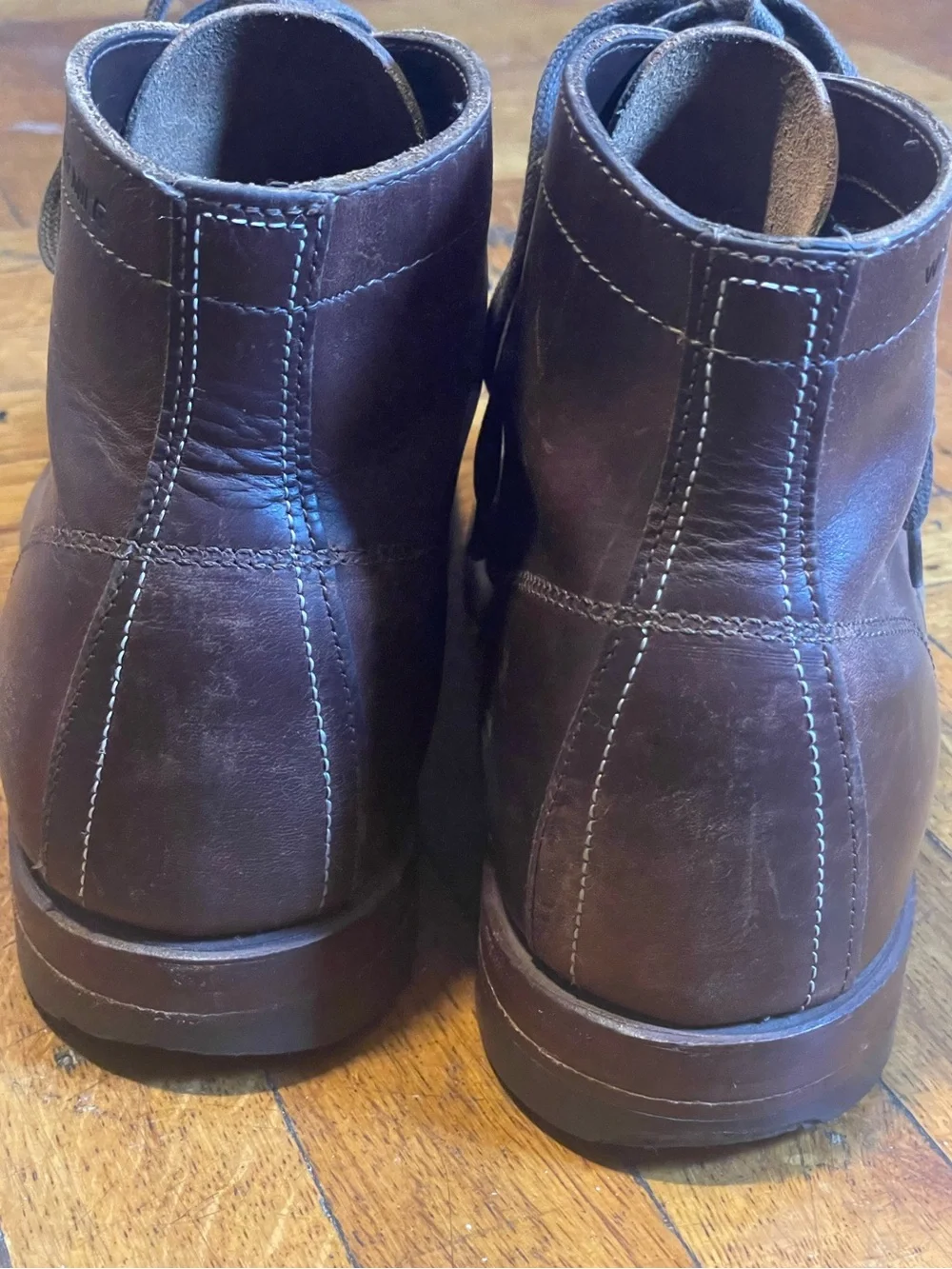 Wolverine 1000 Mile Boots Brown Leather Heritage Lace Up Mens 9.5 Rockford USA